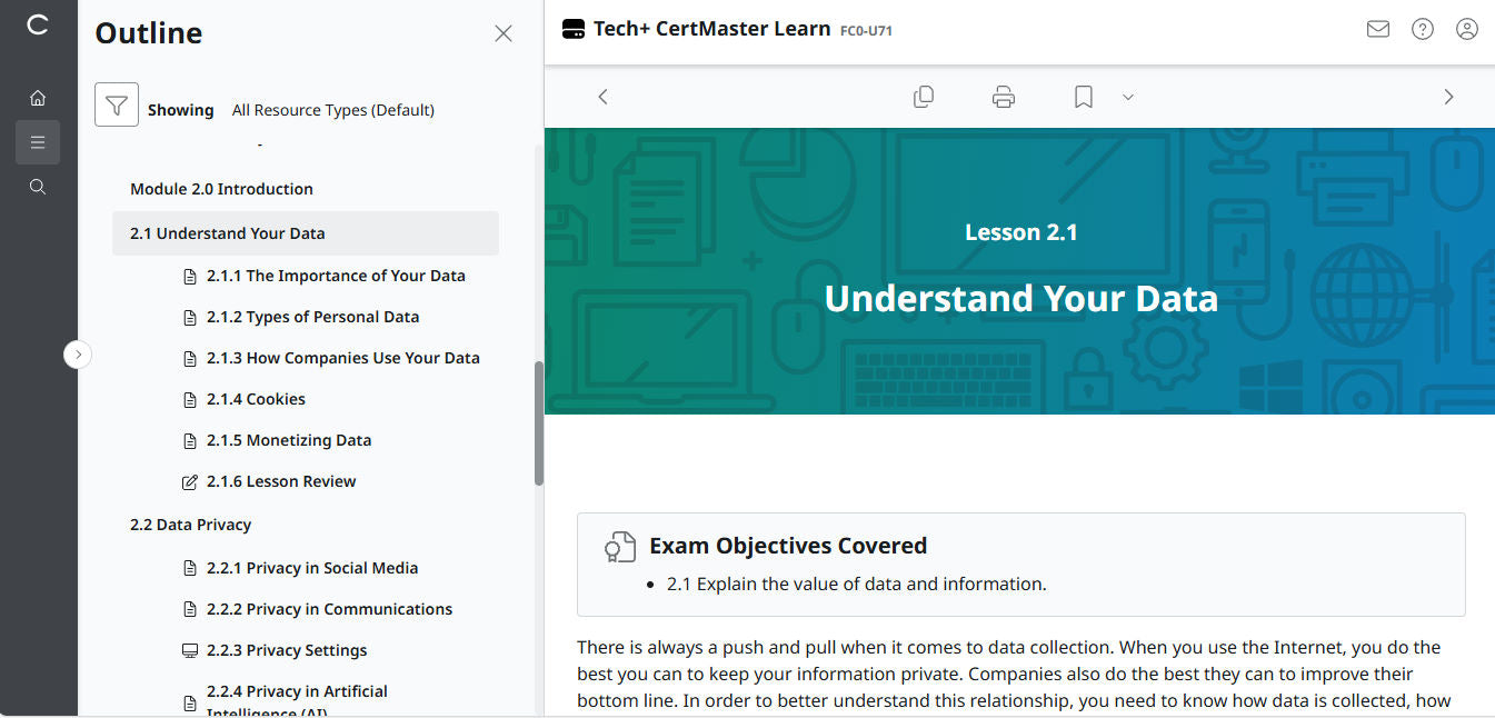 CertMaster Learn – Tech+ (V6) – (New Account ) 2-Month Access