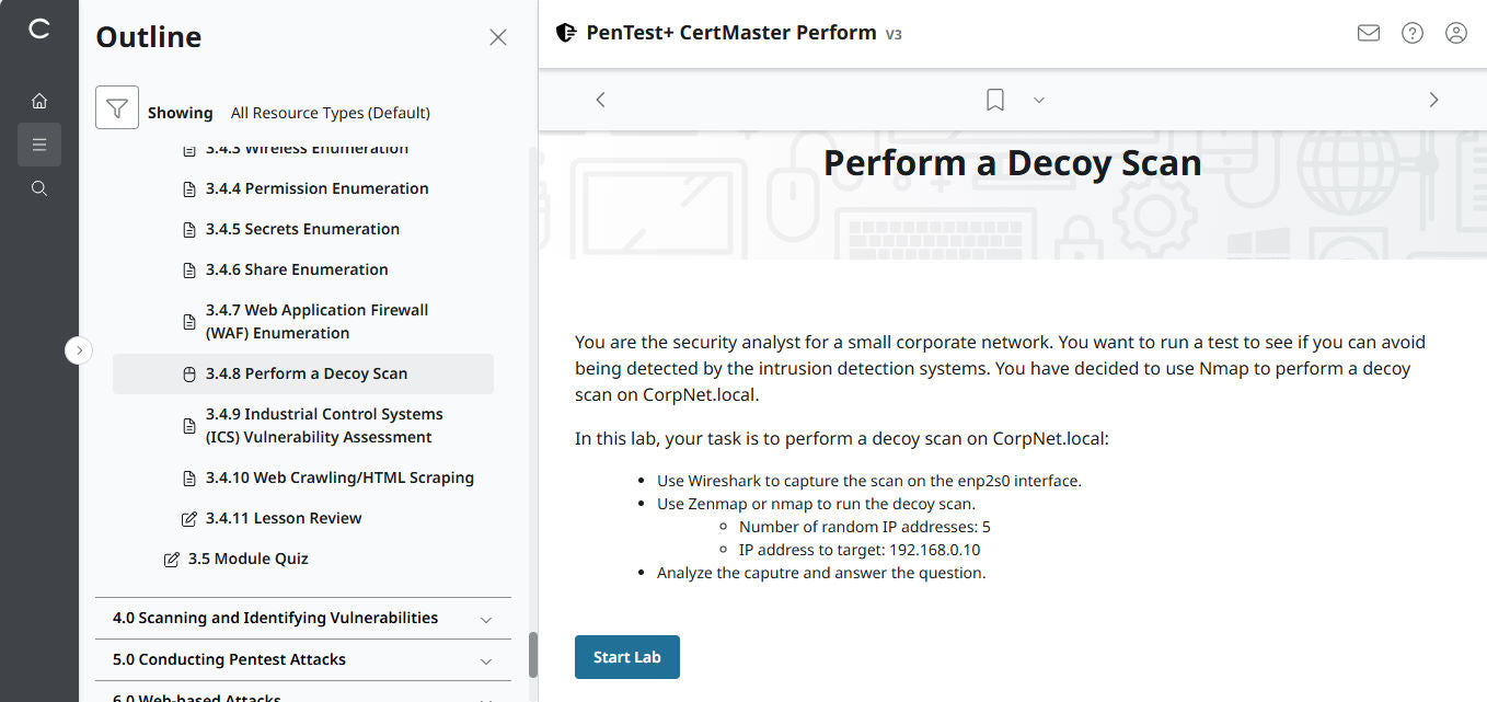 CertMaster Perform for PenTest+ PT0-003 (3 Month Access) (🛒Special Offer)