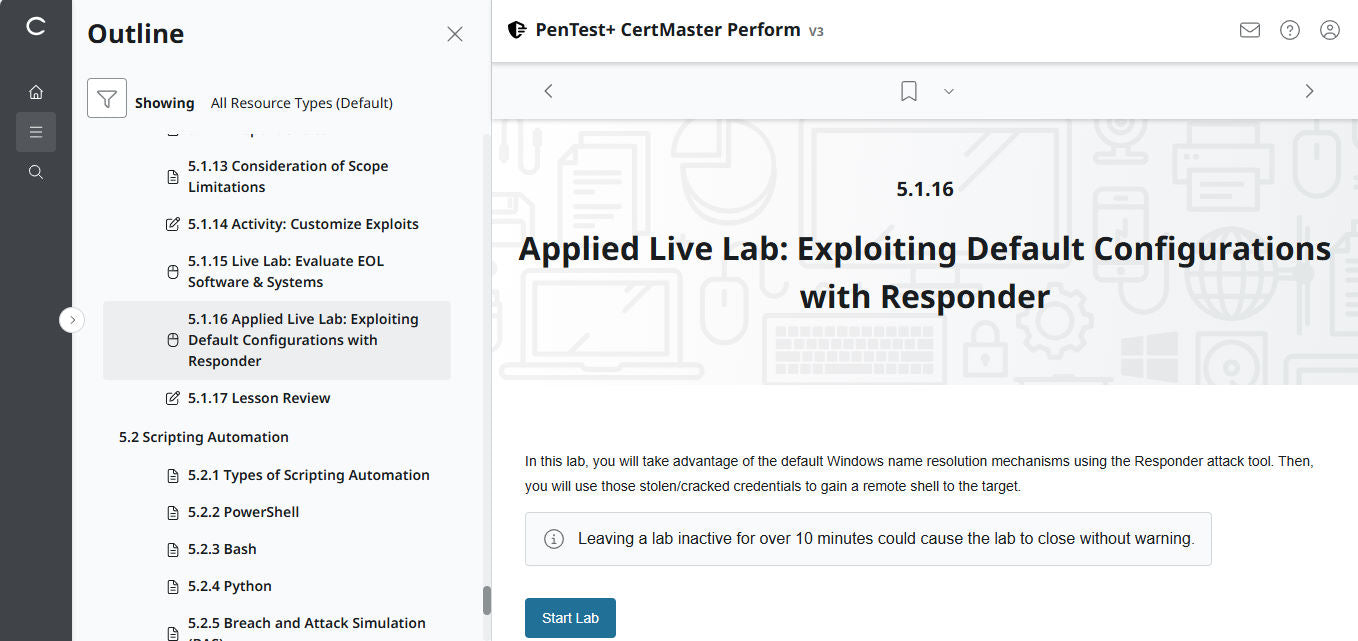 CertMaster Perform  for CompTIA PenTest+ PT0-003 (V3) - 3 Month Access