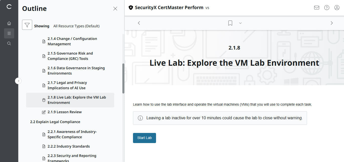 CertMaster Perform for CompTIA  SecurityX CASP+ CAS-005 - 3 Months Access