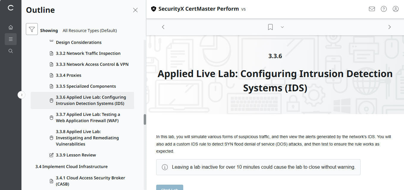 CertMaster Perform for CompTIA  SecurityX CASP+ CAS-005 - 3 Months Access
