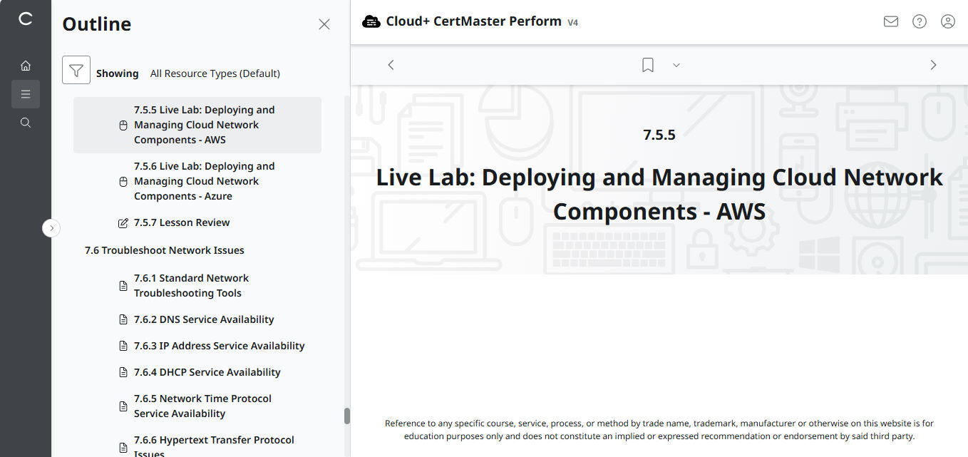 🛒Special Offer -  CompTIA Cloud+ CertMaster Perform (CV0-004) – 3-Month Access