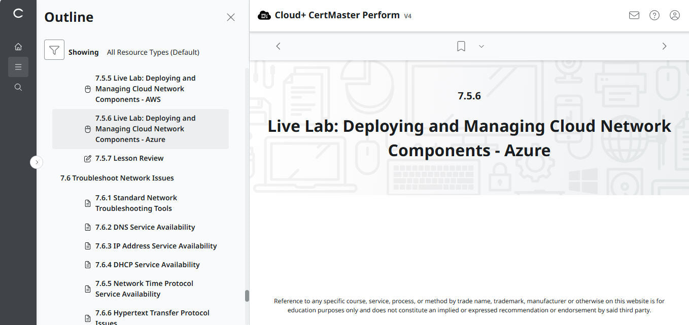 🛒Special Offer -  CompTIA Cloud+ CertMaster Perform (CV0-004) – 3-Month Access