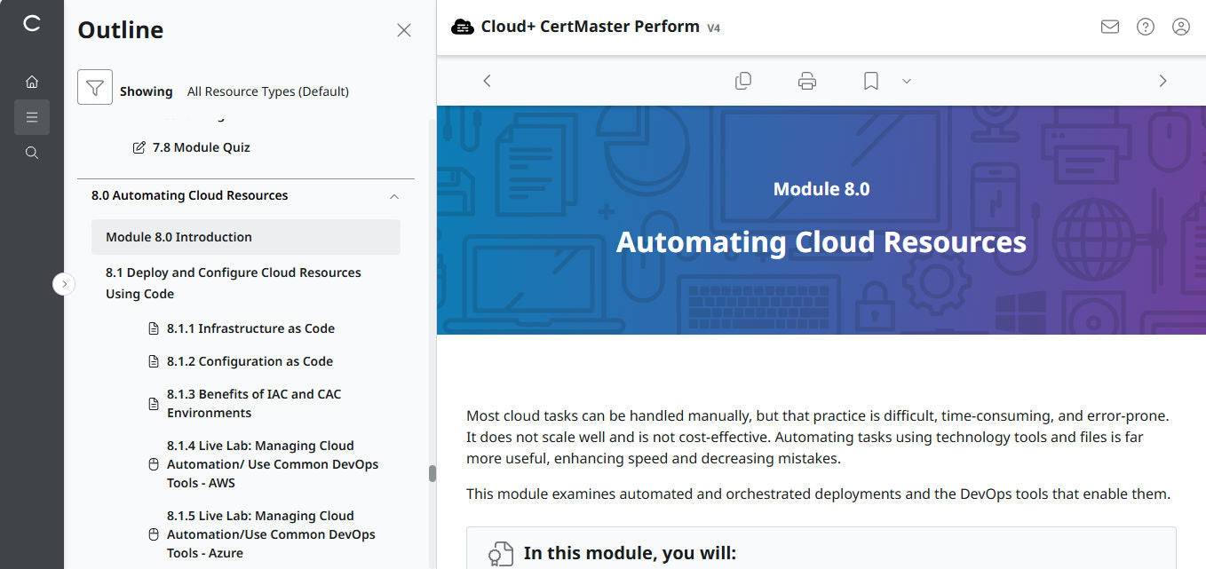 🛒Special Offer -  CompTIA Cloud+ CertMaster Perform (CV0-004) – 3-Month Access