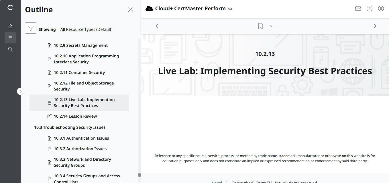 🛒Special Offer -  CompTIA Cloud+ CertMaster Perform (CV0-004) – 3-Month Access