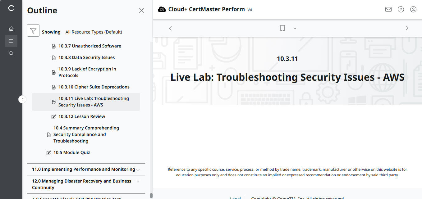 🛒Special Offer -  CompTIA Cloud+ CertMaster Perform (CV0-004) – 3-Month Access